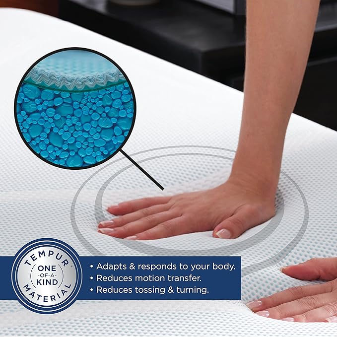 Tempur-Cloud 2-Inch Mattress Topper, King,White