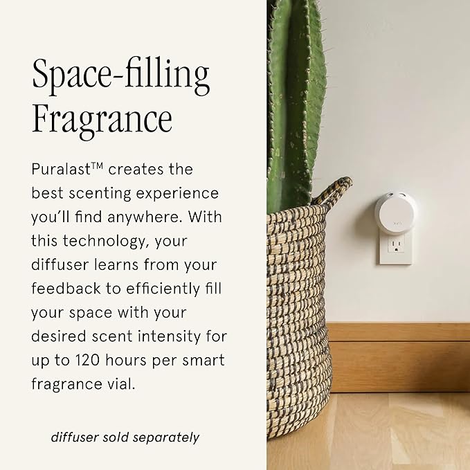 PuraHome Scent Refill - Smart Home Air Diffuser - Up to 120-Hours of Luxury Fragrance per Refill - Home Essential - Clean & Safe Diffuser Fragrance - 2 Pack, Winter Noir