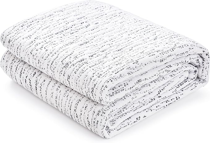 Subrtex Mattress Topper Cover King Size 3 Inch (Only Cover) Mattress Topper Protector Bedding Removable Encasement with Zipper Closure
