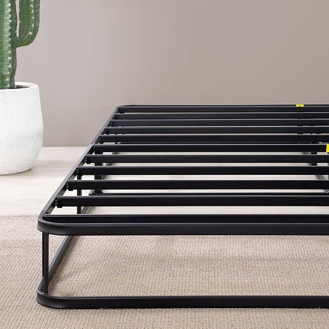 ZINUS 7 Inch Queen Metal Smart Box Spring, Mattress Foundation, Strong Metal Frame, Easy Assembly