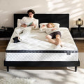 Twin XL Mattress in a Box, 12 Inch XL Twin Hybrid Mattress with Individual Pocket Spring & Memory Foam, Soft, Motion Isolation, Medium Firm Comfort for Pressure Relief, CertiPUR-US Certified