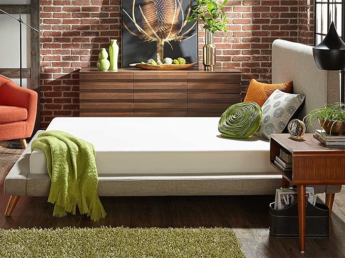 Live and Sleep Classic 8 Inch Medium Firm Memory Foam Mattress - Bed in a Box with Firm Body Support, CertiPUR Certified - RV Short Queen Size