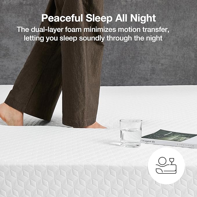 Novilla King Mattress, 12 Inch King Memory Foam Mattress for Pressure Relief & Comfort Sleep, Removable Washable Cover,CertiPUR-US Certified Plush