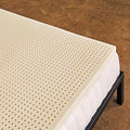 Pure Green Natural Latex Mattress Topper - Firm - 3 Inch - Twin Size (GOLS Certified Organic)