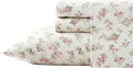 Laura Ashley Home Collection Premium Ultra Soft Cozy Lightweight Cotton Flannel Bedding Sheet Set, Wrinkle, Anti-Fade, Stain Resistant & Hypoallergenic, King, Audrey Pink (201593)