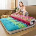 MAXYOYO Queen Futon Floor Mattress Shikibuton Sleeping Mats for Adults, Floor Futon with High-Density Foam, Portable Mattress for Living Room, Guest Room, Bohemian B