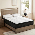 King Size Mattress - 12 Inch Hybrid King Mattresses in a Box with Bamboo Cover - King Size Memory Foam Mattress with Pocket Springs - Medium Firm Mattress for Pressure Relief - CertiPUR-US Certified