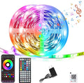 Led Lights for Bedroom 200FT, RGB Led Strip Lights Color Changing Indoor, Music Sync Led Light Strip with Remote & App Control, DIY Fancy Led Lights for Room Decor Ambient Lighting (2 * 100FT)
