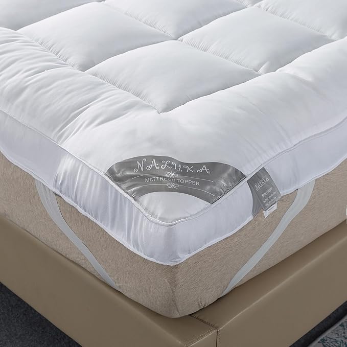 Pillow Top Mattress Topper Full Down Alternative Cooling Mattress Pad 2inch Thick Pillowtop Mattress Cover