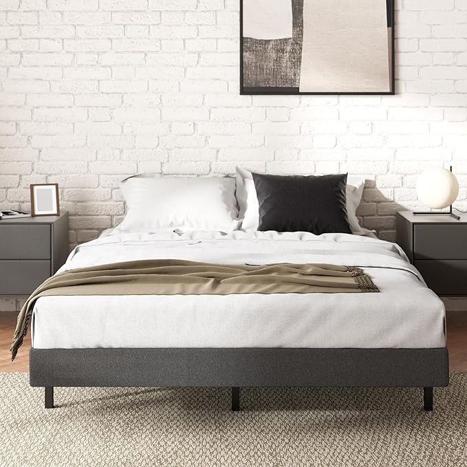 ZINUS 5 Inch Queen WonderBox(TM) Smart Box Spring, Quick Assembly Mattress Foundation, Durable Metal Frame, Grey