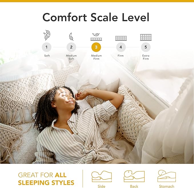 DynastyMattress RV Queen Mattress 10-Inch CoolBreeze Medium-FirmGel Memory-Foam Mattress for RV Bed, Camper, Pop Up and Trailer