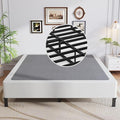 Full Box Spring, 9 Inch Metal Full Size Box Spring Only, Heavy Duty Metal Frame Mattress Foundation Support for 3000lbs, Easy Assembly, Noise Free, Non Slip