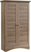 Sauder Harbor View Multipurpose Storage, Tall Pantry Cabinet, L: 35.43" x W: 16.73" x H: 61.02", Salt Oak