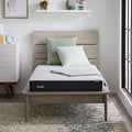 Lucid 6 Inch Memory Foam Mattress – Low Profile – Medium Firm Feel - Infused with Bamboo Charcoal and Gel - Bed in a Box - Temperature Regulating - Breathable - Full Size