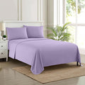 Twin XL Sheets - Breathable Luxury Sheets with Full Elastic & Secure Corner Straps Built In - 1800 Supreme Collection Extra Soft Deep Pocket Bedding Set, Sheet Set, Twin XL, Lavender