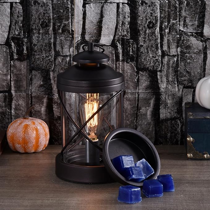 Wax Melt Warmer,Edison Light Bulb Candle Wax Burner,Electric Wax Warmer,Wax Warmer for Scented Wax,Candle Wax Warmer for Home Office Gifts & Decor