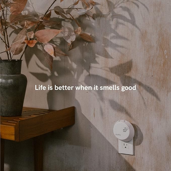 PuraHome Scent Refill - Smart Home Air Diffuser - Up to 120-Hours of Luxury Fragrance per Refill - Home Essential - Clean & Safe Diffuser Fragrance - 2 Pack, Yuzu Citron