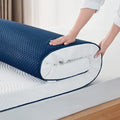 LINSY LIVING 3 Inches Twin Memory Foam Mattress Topper, Cooling Gel-Infused Swirl Memory Foam, Soft Bed Topper with Tencel™ Cover, CertiPUR-US and Oeko-TEX Certified, 74" L * 38" W * 3" H
