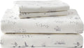 Eddie Bauer - Full Sheet Set, Warm Breathable Cotton Flannel Bedding with Deep Pockets, Brushed for Extra Softness, Cozy Home Decor, Oeko-Tex Certified (Geese Meadows, Full)