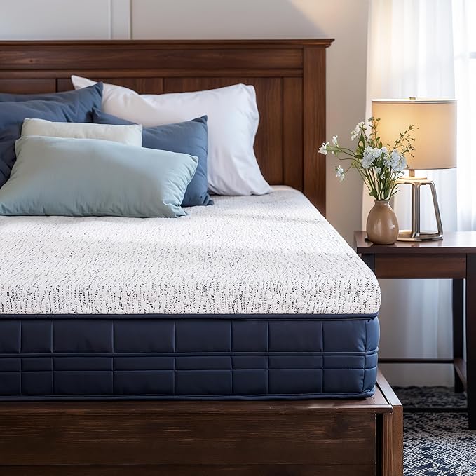 Subrtex Memory Foam Mattress Topper Twin, 4 Inch Mattress Topper for Pressure Relieving, Breathable Single Bed Topper Mattress Pads with Removable Washable Cover