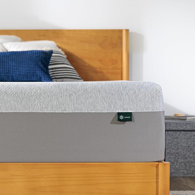 ZINUS 12 Inch Ultima Memory Foam Mattress [New Version], King, Fiberglass Free, Medium Firm Feel, Breathable Airflow Memory Foam, Certified Safe Foams & Fabric, Mattress in A Box