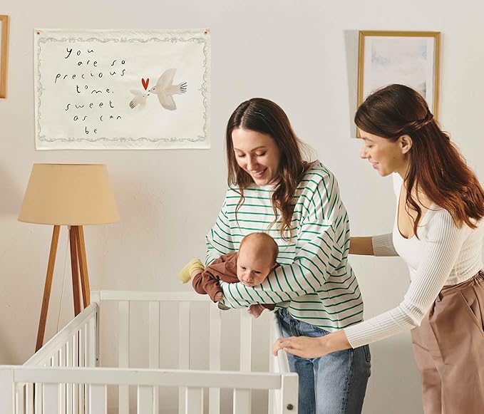 You Are So Precious-Nursery Rectangular Canvas Banner-Boho Flag Wall Sign Decor for Toddler Boy Girl Kids,Baby Room Above Crib Bedroom Playroom Reading Room Decor-Baby Shower Birthday Christmas Gift