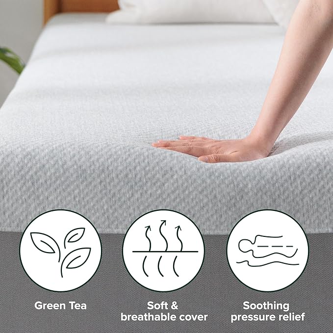 ZINUS 12 Inch Ultima Memory Foam Mattress [New Version], Full, Fiberglass Free, Medium Firm Feel, Breathable Airflow Memory Foam, Certified Safe Foams & Fabric, Mattress in A Box
