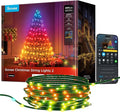 Govee Christmas Lights 2, RGBWIC 66FT 200LEDs Holiday String Lights with Shape Mapping Function, Smart LED Decoration for Indoor Outdoor Tree, 130+ Preset Scenes, Voice and APP Control, Green Wire