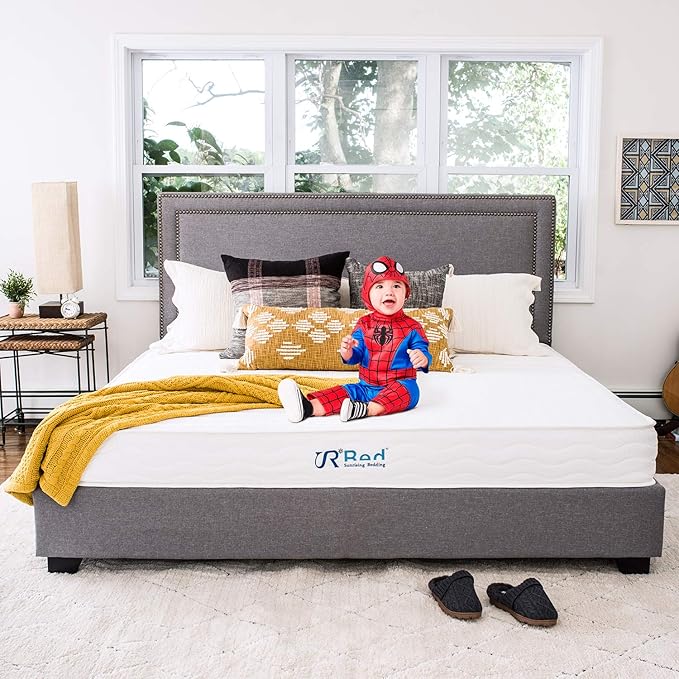 Sunrising Bedding 10 inch Twin Natural Latex Mattress, Individually Encased Pocket Coil, Firm, Supportive, Naturally Cooling, Organic Mattress, 120-Night Free Trial, 20-Year Warranty