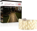 UltraPro LED Rope Lights, 25ft Classic Clear Rope, Warm White Light 3000K, Indoor/Outdoor, Flexible, Linkable, Durable, Rope Lights Outdoor, 54504