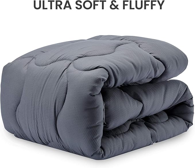 SLEEP ZONE Queen Mattress Topper Cooling Mattress Pad Cover Fluffy Down Alternative Bed Topper 8-21 Inch Deep Pocket, Queen