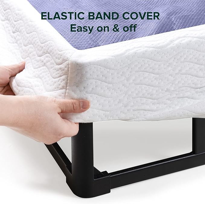 ZINUS 7 Inch Full Metal Smart Box Spring with Quick Assembly, Mattress Foundation, Strong Metal Frame, Easy Assembly