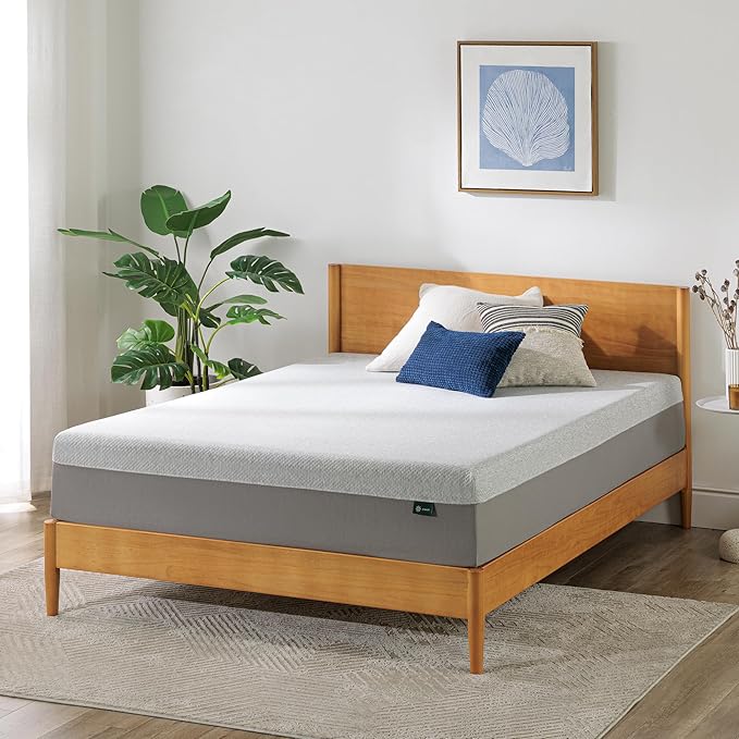 ZINUS 10 Inch Ultima Memory Foam Mattress [New Version], Full, Fiberglass Free, Medium Firm Feel, Breathable Airflow Memory Foam, Certified Safe Foams & Fabric, Mattress in A Box
