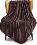 Exclusivo Mezcla Fleece Throw Blanket for Couch, Sofa, 300GSM Super Soft and Warm Blankets, Coffee Throw All Season Use, Cozy, Plush, Lightweight, 50x60 Inches