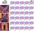 30 Pack Fairy Lights Battery Operated - 3 Speed Modes, 7Ft 20 LED String Twinkle Lights, Waterproof Copper Wire, Mini Firefly Light for Mason Jars Vases Christmas Decor, Multi-Colored