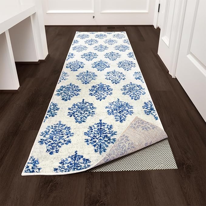 Veken 3x10 Ft Rug Pad Gripper for Hardwood Floors, Non Slip Rug Pads for Area Rugs, Thick Rug Grippers for Tile Floors, Under Carpet Anti Skid Mat, Keep Your Rugs Safe and in Place