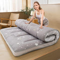 MAXYOYO Grey Constellation Futon Mattress, Japanese Floor Mattress Quilted Bed Mattress Topper, Extra Thick Folding Sleeping Pad Breathable Floor Lounger Guest Bed for Camping, Full