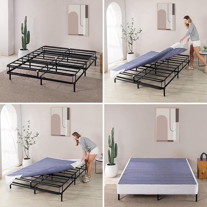 ZINUS 7 Inch Twin XL Metal Smart Box Spring, Mattress Foundation, Strong Metal Frame, Easy Assembly