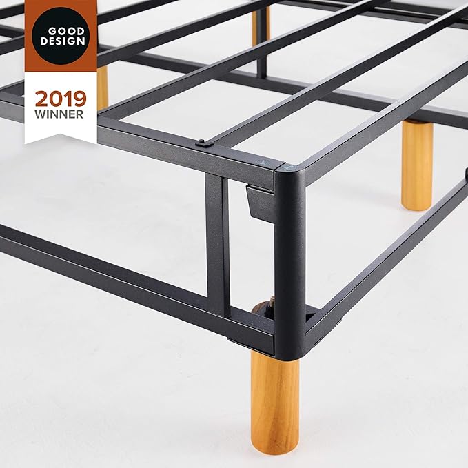 ZINUS GOOD DESIGN Award Winner Justina Metal Mattress Foundation, 16 Inch Platform Bed, No Box Spring Needed, Queen