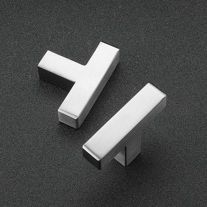 Ravinte 32 Pack 2 inch Length Square Cabinet Pulls Brushed Nickel Stainless Steel Kitchen Drawer Pulls Cupboard Handles Cabinet Handles