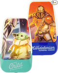 STAR WARS LED Night Light, Baby Yoda & The Mandalorian, Plug-in, Dusk to Dawn Sensor, Grogu, UL-Certified, Cute Nightlight for Kids, Bedroom, Bathroom, Hallway, Game Room, Gifts, 2 Pack, 56328