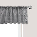 Ambesonne Aztec Window Valance, Pattern of Symmetric Tribal Inspired Streaks and Motifs in Greyscale Tones, Curtain Valance for Kitchen Bedroom Decor with Rod Pocket, 42" x 12", Pale Grey and Dimgray
