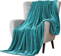 Walensee Fleece Blanket Plush Throw Fuzzy Lightweight (King Size 108x90 Teal) Super Soft Microfiber Flannel Blankets for Couch, Bed, Sofa Ultra Luxurious Warm and Cozy for All Seasons
