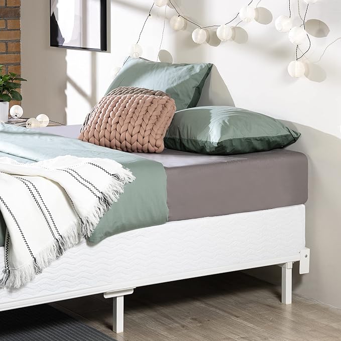 ZINUS 9 Inch California King Metal Smart Box Spring with Quick Assembly, Mattress Foundation, Strong Metal Frame, Easy Assembly