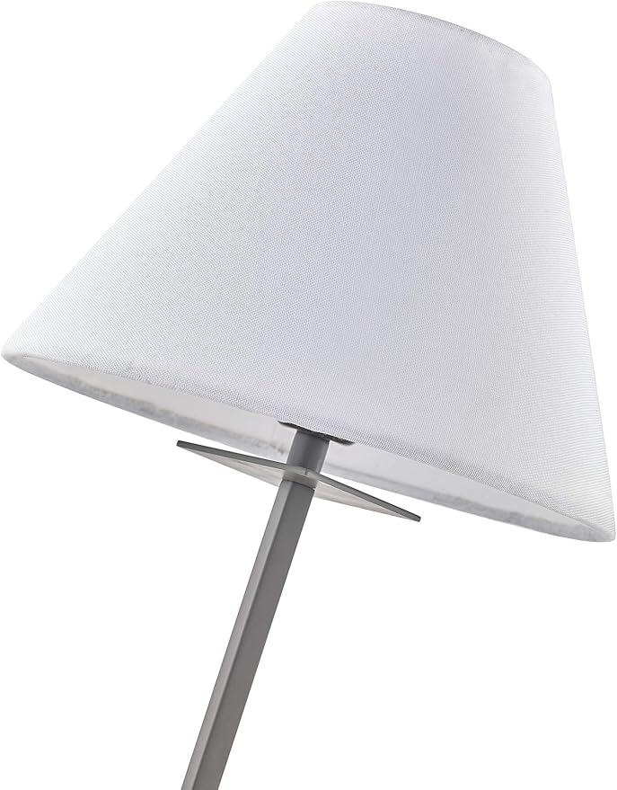 Linnea Accent Lamp – Gunmetal Finish, Modern Decorative Lamp for Bedroom or Living Room, Sleek Commercial Grade Design
