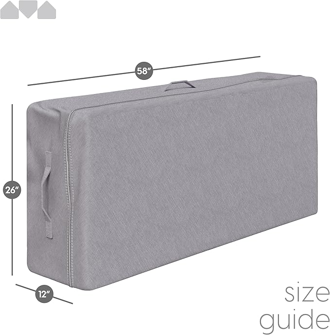 Milliard Carry Case for the Tri Folding Mattress Queen Size (78" x 58"x 4") (Mattress NOT Included)