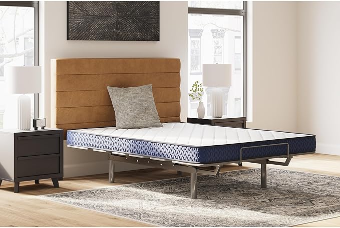 Signature Design by Ashley Twin Size Medium Firm 6 Inch Memory Foam Mattress with Breathable Quilted Cover, Fiberglass Free, Mattress in A Box
