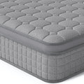 Vesgantti 12 Inch Multilayer Hybrid Cal King Mattress - Multiple Sizes & Styles Available, Ergonomic Design with Memory Foam and Pocket Spring, Medium Firm Feel, Grey