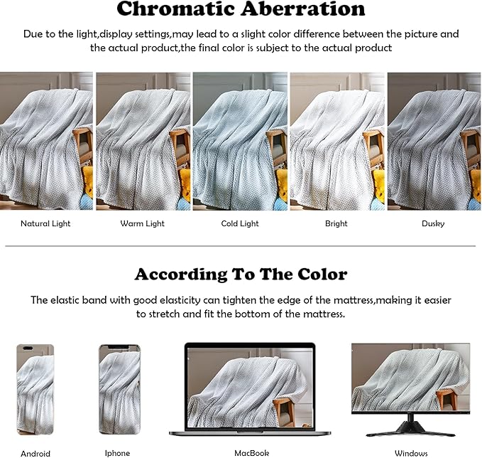NEWCOSPLAY Super Soft King Blanket Frosty Dark Grey Premium Silky Flannel Fleece Leaves Pattern Lightweight Bed Blanket All Season Use (Frosty Dark Grey, King(90"x110"))