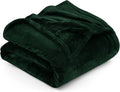 Utopia Bedding Fleece Blanket Twin Size Forest Green 300GSM Luxury Anti-Static Fuzzy Soft Microfiber Bed Blanket (60x80 Inch)